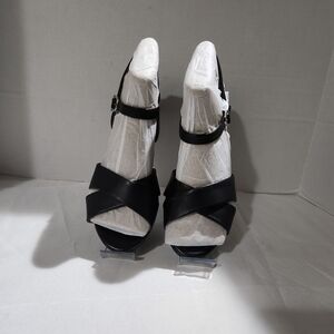 AEROSOLES Black Strappy Heels